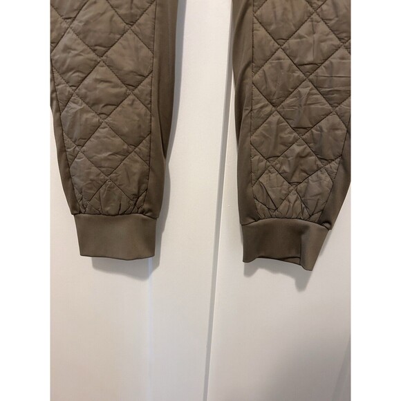Woman's Performance Quilted Jogger Tan  Brown Hiking Camping Athletic Size Large - Picture 6 of 8